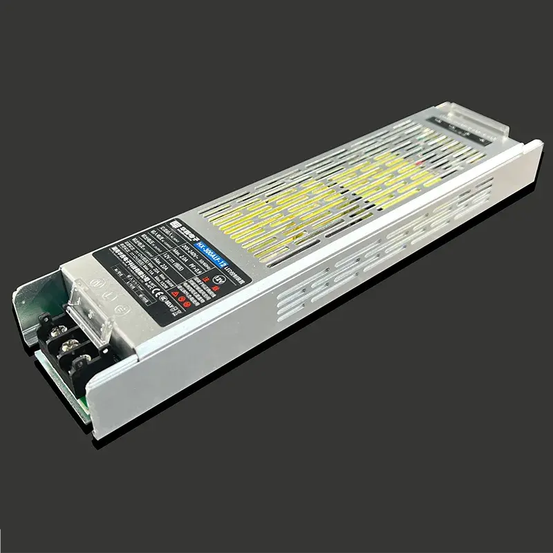 PF&gt;0,97 DC24V 12,5A 300W Alimentatore sottile CE per illuminazione a LED